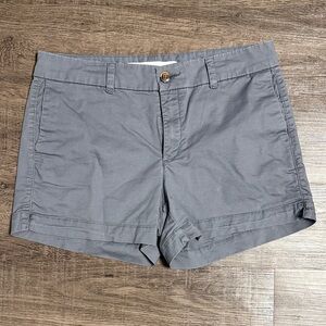 Old Navy Gray Fold-Cuff Cotton Shorts